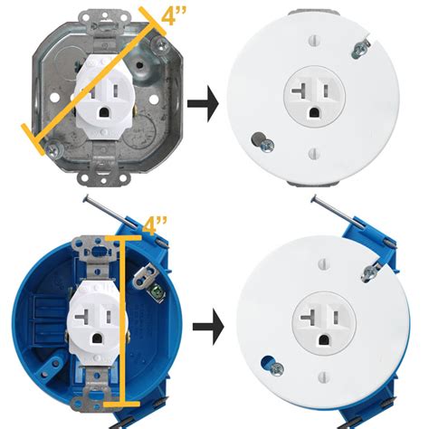 round cover for electrical box|4 inch round outlet cover.